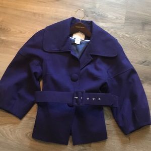 Purple suit jacket